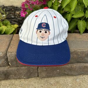 Anthony Rizzo Chicago Cubs Emoji Face SGA Buona Promo Adjustable Hat Cartoon MLB